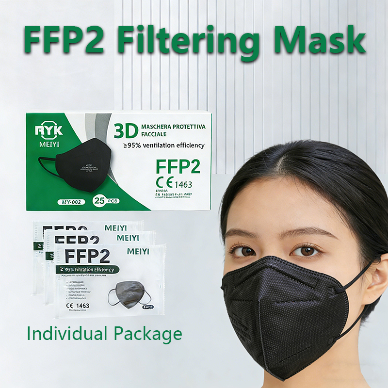 Anti Pollution Mask - 25/50 adet FFP2 CE maskeleri güvenlik