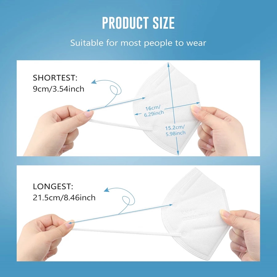 10-200 adet FPP2 Siyah KN95 CE - Disposable Surgical Mask incelemesi ve fiyatı