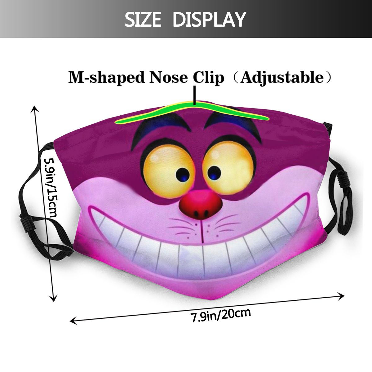 Gülümseyen ağız yüz maskesi Ch - Cloth Face Mask Washable incelemesi ve fiyatı