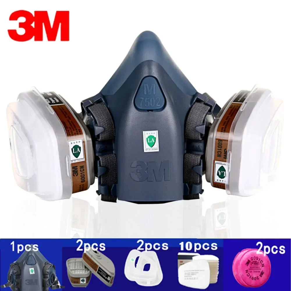 3M 7502 Solunum Maskesi Koruyu - Dust Mask Construction incelemesi ve fiyatı
